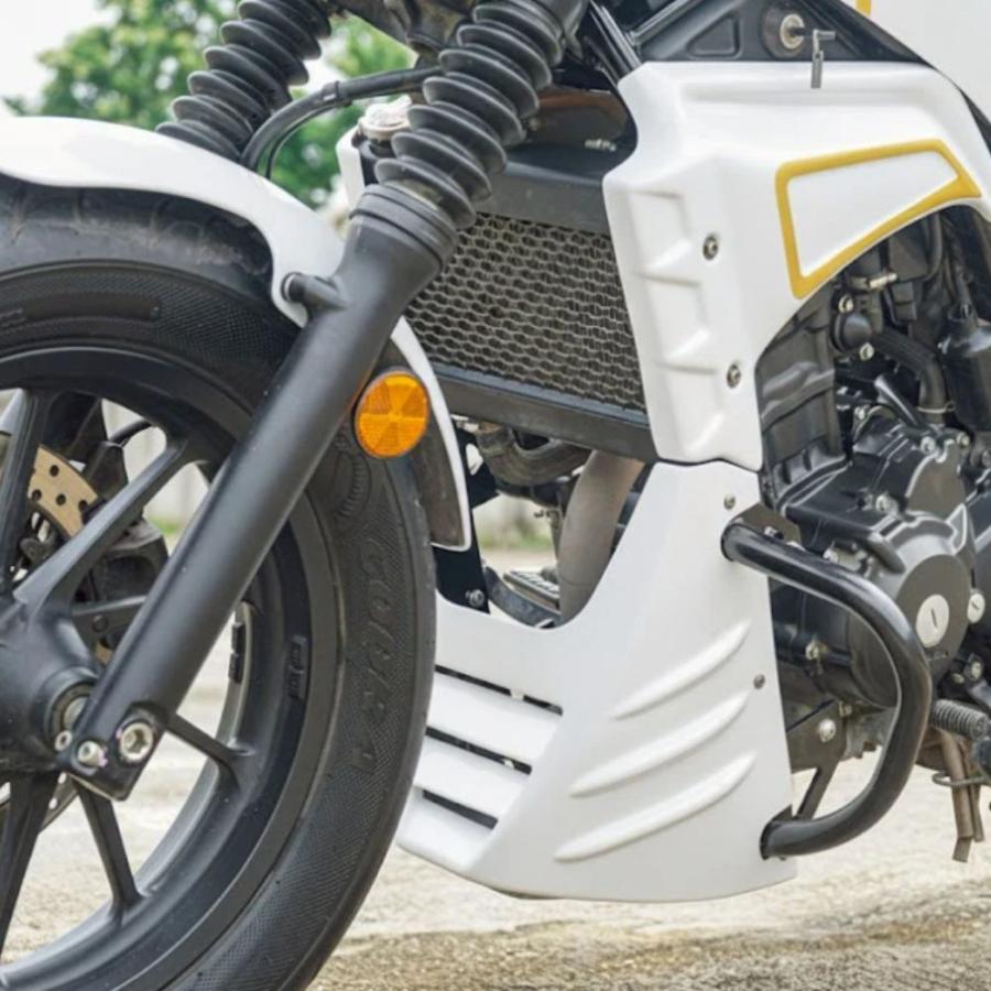 MAXNUS レブル250 カスタム 外装 8ピース フルカウルキット ホワイト×ゴールドライン HONDA Rebel250 (MC49) 2017〜2024対応の画像