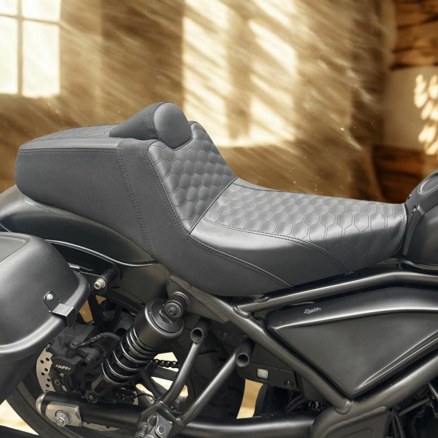 MAXNUS HONDA Rebel 250/500 専用 カスタムシート PMRacing ミニバック