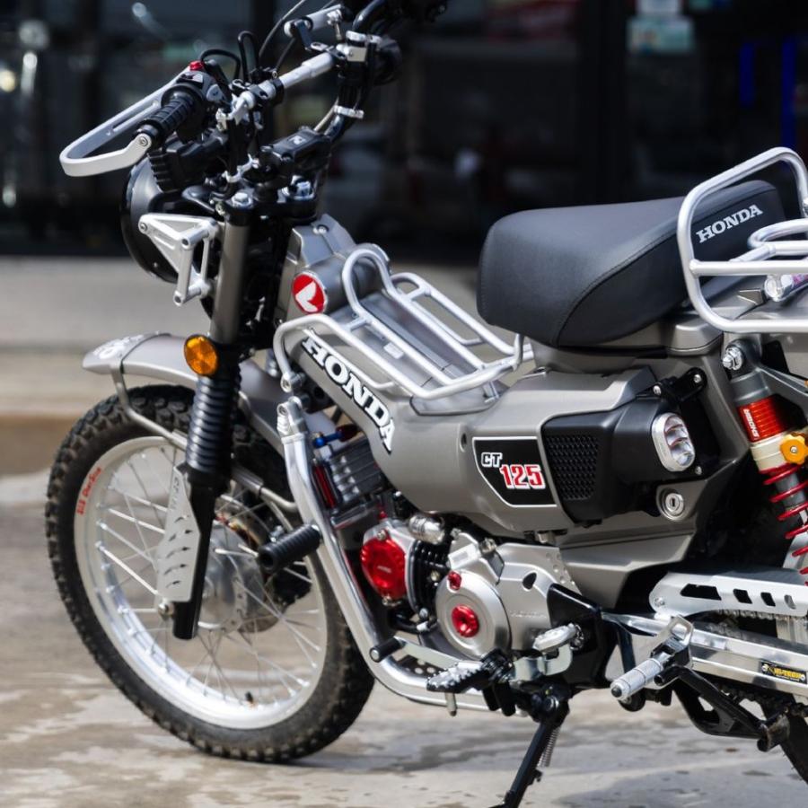 ホンダ ハンターカブ CT125用アルミ製超軽量センターキャリア [マット