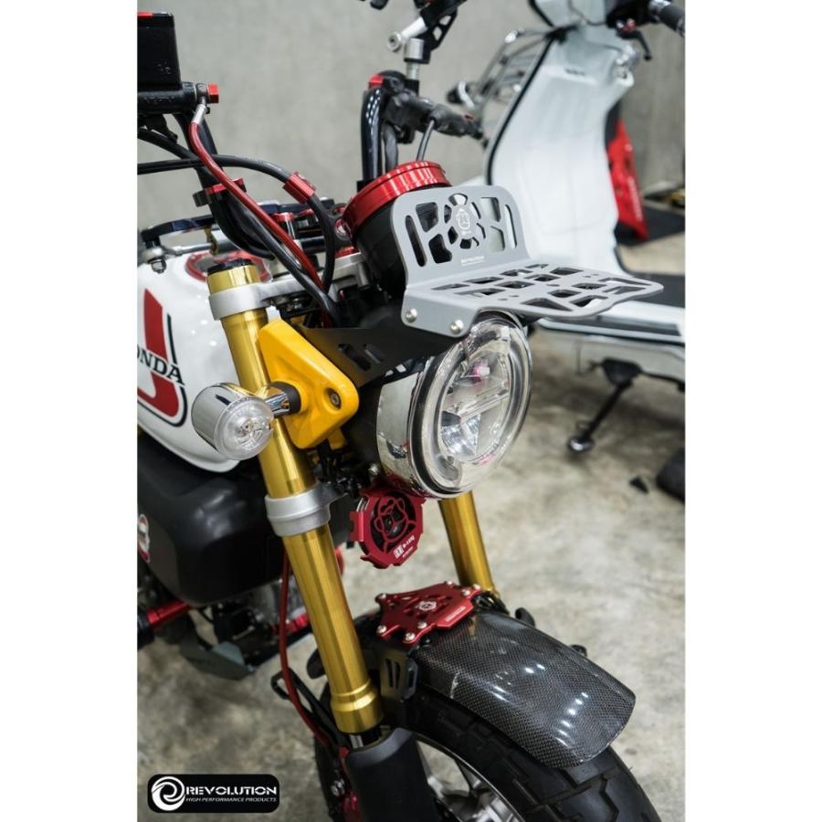 REVOLUTION ホンダ モンキー125用フロントキャリア アルミ軽量モデル