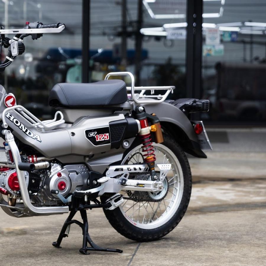 ホンダ ハンターカブ CT125用アルミ製超軽量リアキャリア [マット 