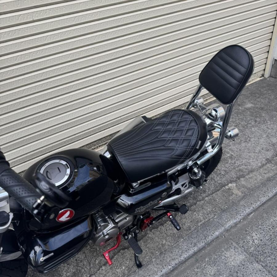 MonQeyKing ホンダモンキー125交換用シート [Black] Honda