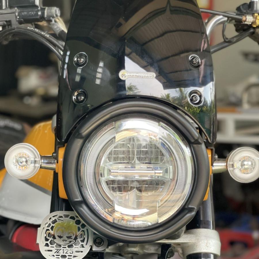 モンキー ホンダ Monkey125 ヘッドライトトリムカバー/フロントライト