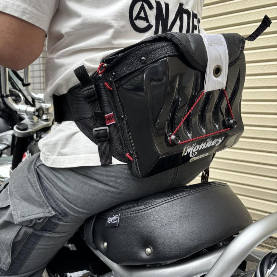 モンキー MonQeyking ホンダ Monkey125用 ウエストバッグ/ヒップバッグ