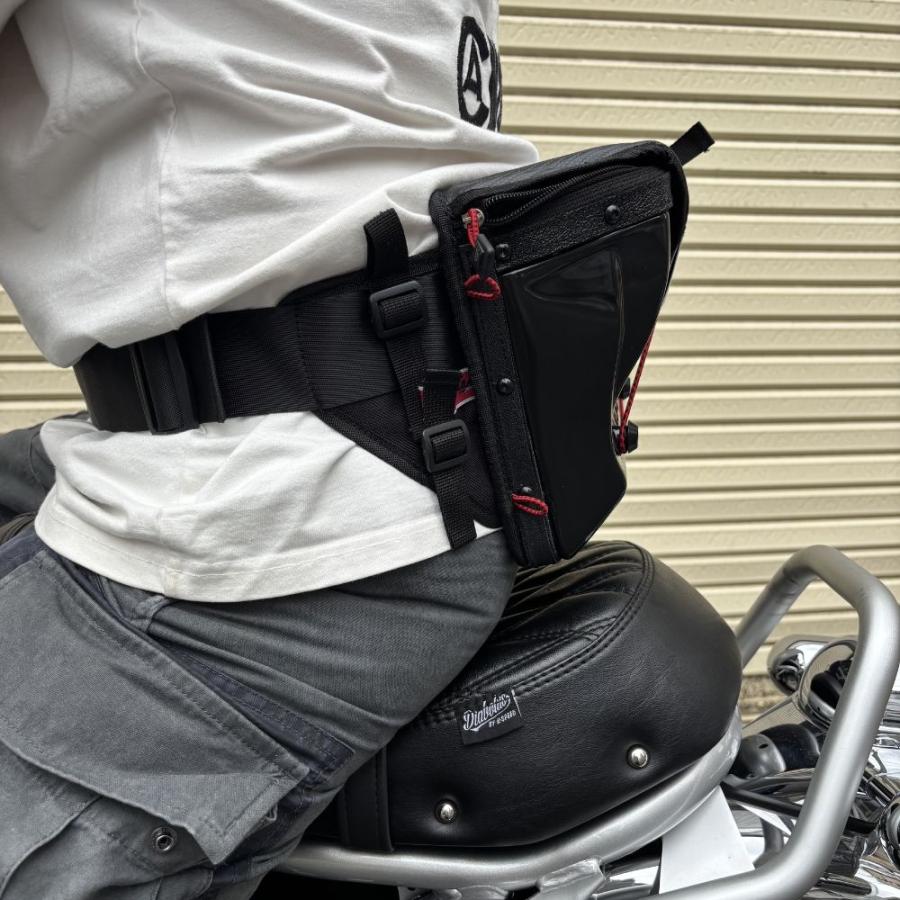 モンキー MonQeyking ホンダ Monkey125用 ウエストバッグ/ヒップバッグ