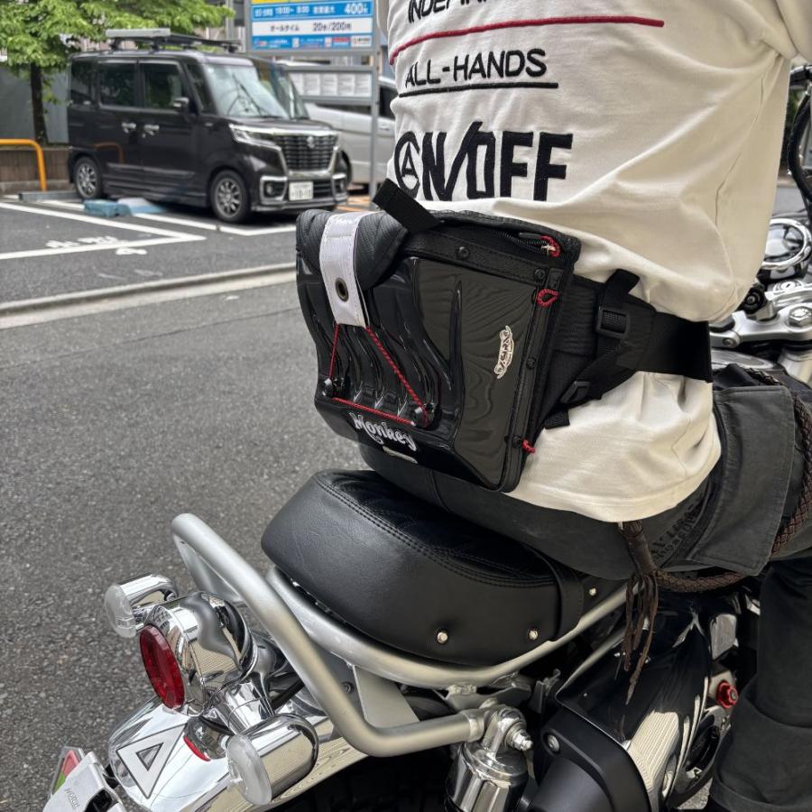 モンキー MonQeyking ホンダ Monkey125用 ウエストバッグ/ヒップバッグ
