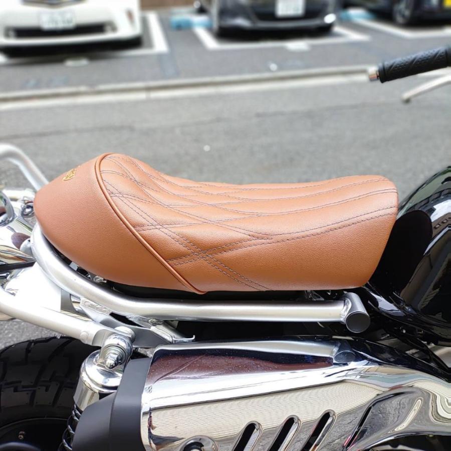 ⭐️おつみ⭐️HONDA MONKEY純正シートBROWN‼️綺麗です モンキー ホンダモンキー125交換用シートP2 [ 艶ありグロスブラウン