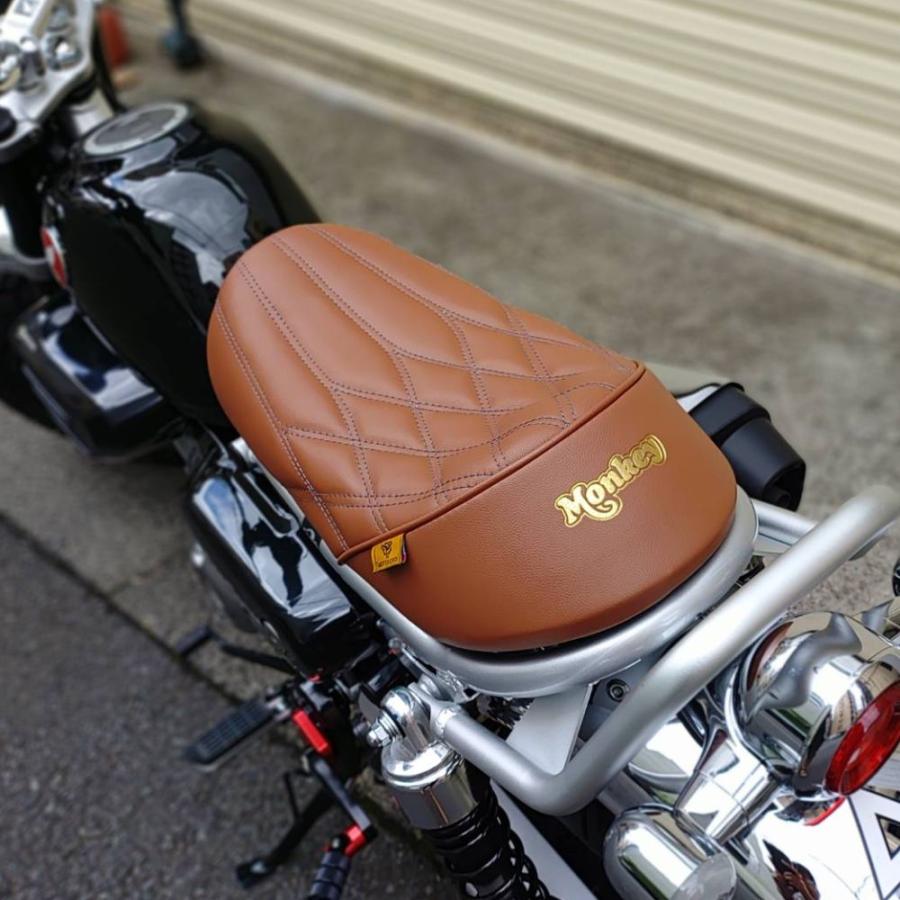 モンキー ホンダモンキー125交換用シートP2 [ 艶ありグロスブラウン