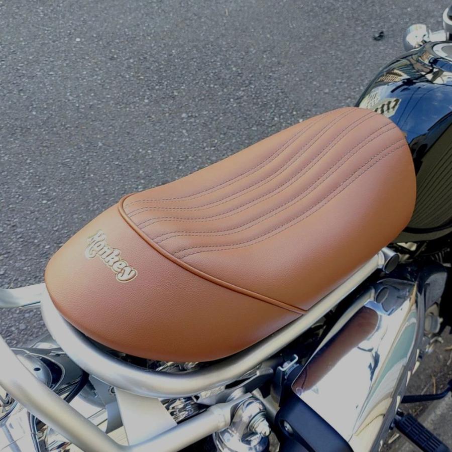 モンキー ホンダモンキー125交換用シートP1 [ 艶ありグロスブラウン