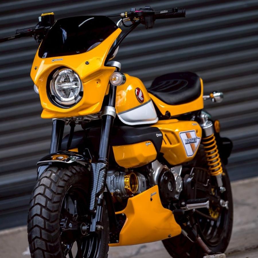 ホンダ Monkey125用ビキニカウル/ヘッドライトカウル M2 / THE MASK M2 Headlight Cowl for Honda Monkey125 JB02 JB03 JB05_7