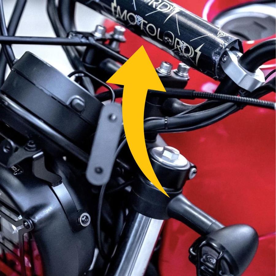 MotolordD バーパッド 225mm / Bar-Pad 汎用品 プロテクションパッド バークッション ハンドルバーカバー