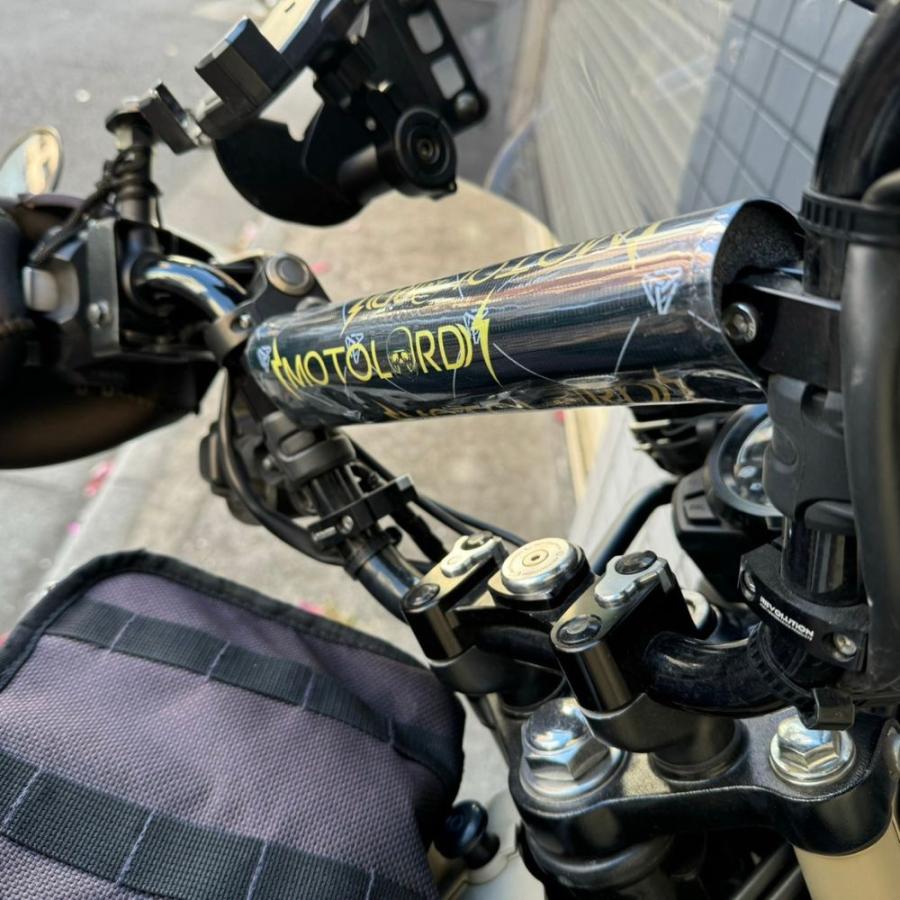 MotolordD バーパッド 225mm / Bar-Pad 汎用品 プロテクションパッド バークッション ハンドルバーカバー