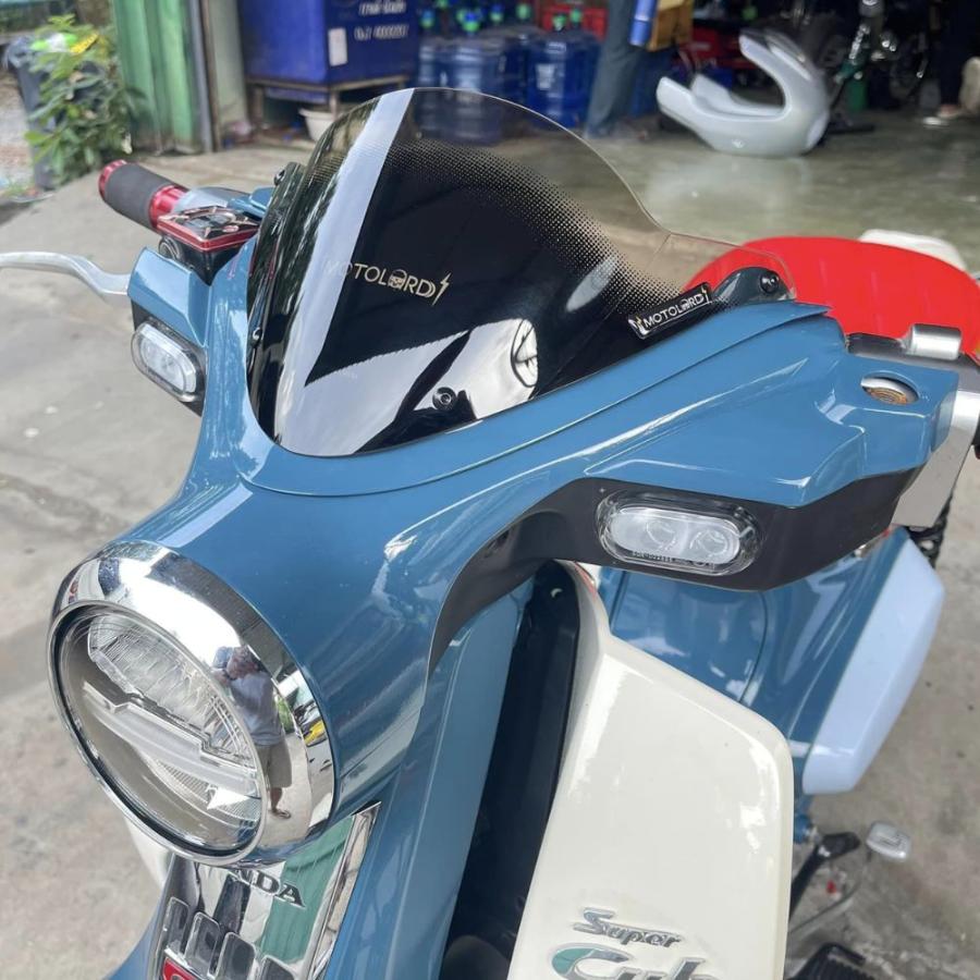 スーパーカブカスタム・バイザー 旭精器 ショートバイザー (24ym C125): 純正アクセサリー