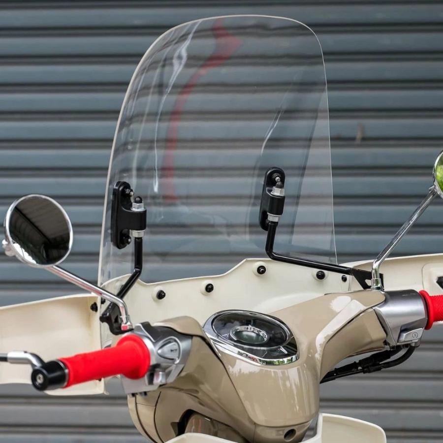 MotolordD ホンダ スーパーカブ C125 専用 ウインドシールド＆ハンド