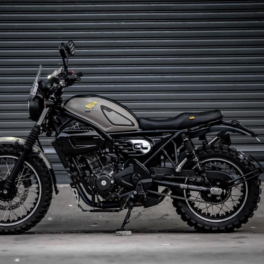 CL250 シート モトロード ホンダ CL250/500 交換用ロングシート ※ブラック