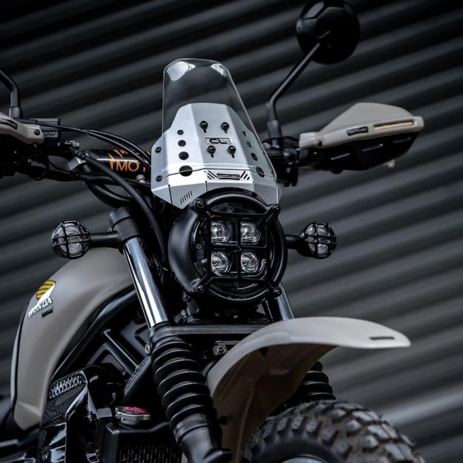 レブル モトロード ホンダCL250/500用メーターバイザシールド レブル モトロード ホンダCL250/500用メーターバイザシールド