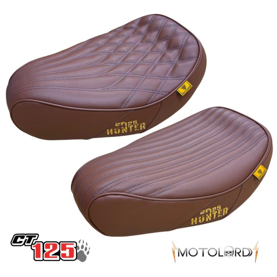 MotolordD ホンダ ハンターカブCT125 交換用シート（ブラウン