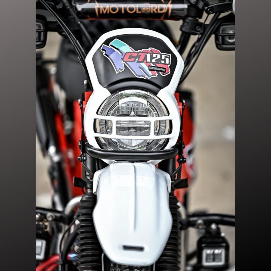 MotolordD ホンダ ハンターカブ CT125用クロスフェンダー＆ヘッド