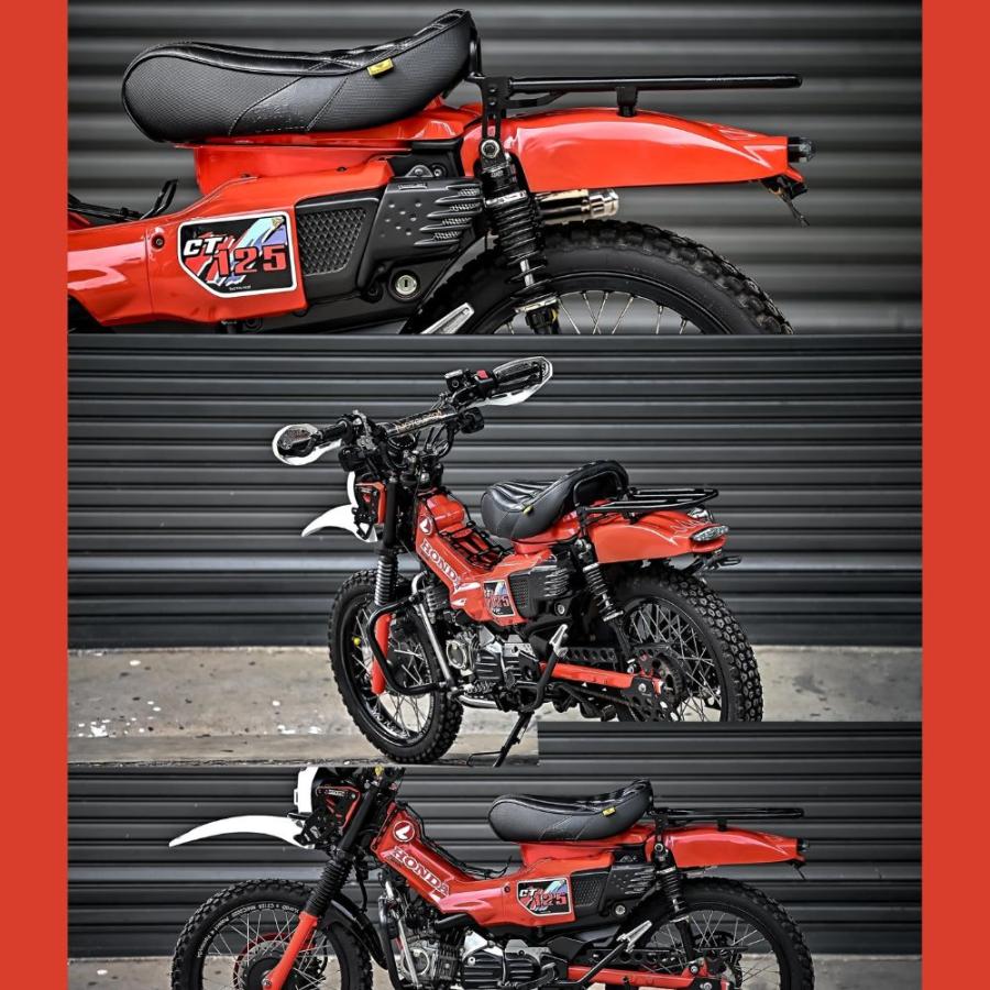 MotolordD CT125 ハンターカブ リアフェンダー LEDウインカー内蔵