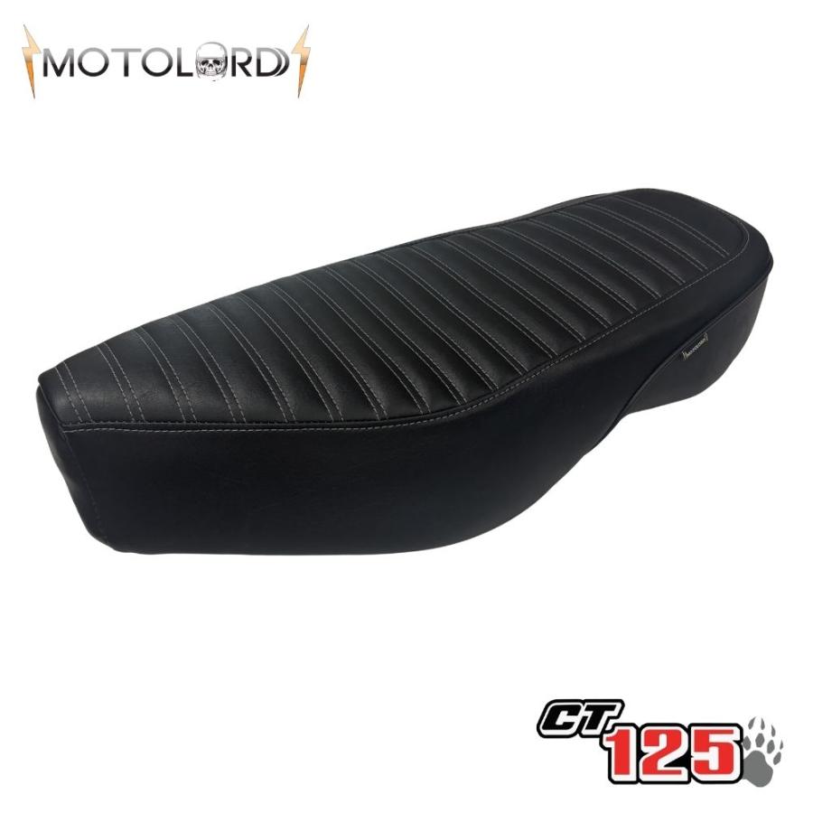 ct125 ハンターカブ　バイクシート ブラック ロングシート　コブラシート K-SPEED Diablo CT44 デザインシート for CT125 ハンターカブ