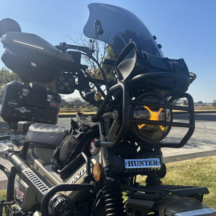 MotolordD HONDA CT125 ハンターカブ フロントエンブレム MotolordD HONDA CT125 ハンターカブ Bow Tie V2 フロントエンブレム