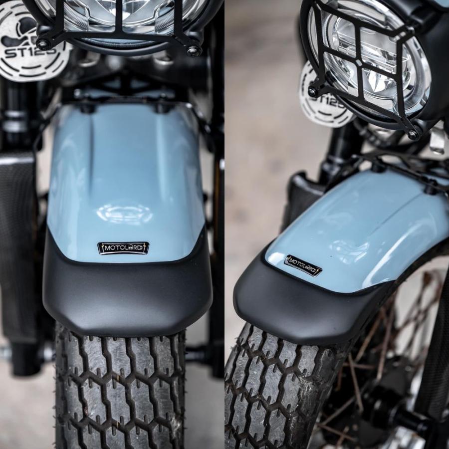 ＊Newデザイン＊ホンダ ダックス DAX125用フロントフェンダーV2 MotolorddD Front Fender V2 For HONDA DAX ST125 JB04/モトロード｜smartsmokers｜02