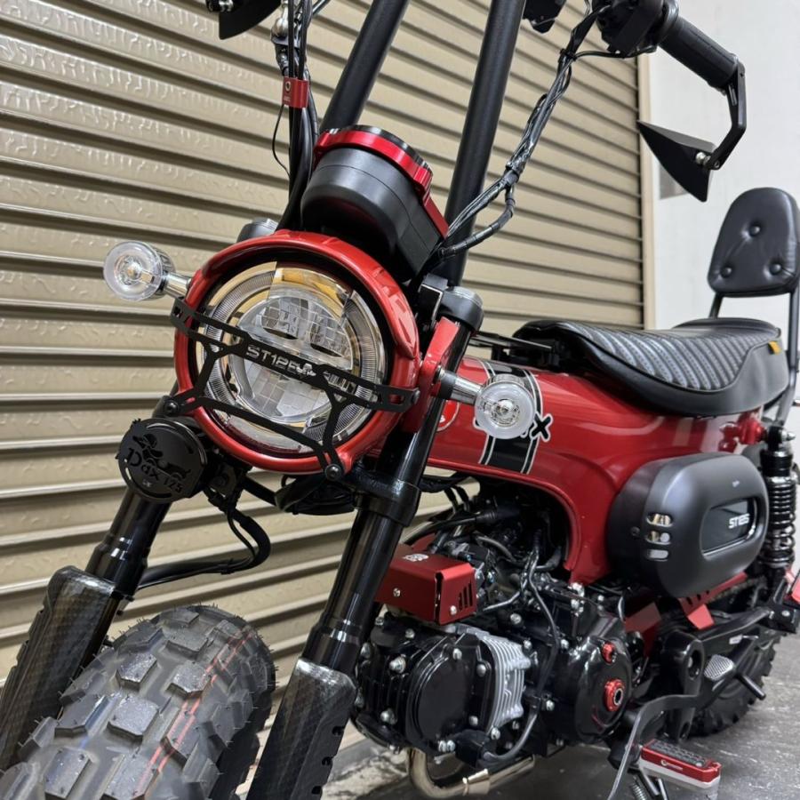 ホンダ ダックス125用 ヘッドライトガード モトロード/Motolordd
