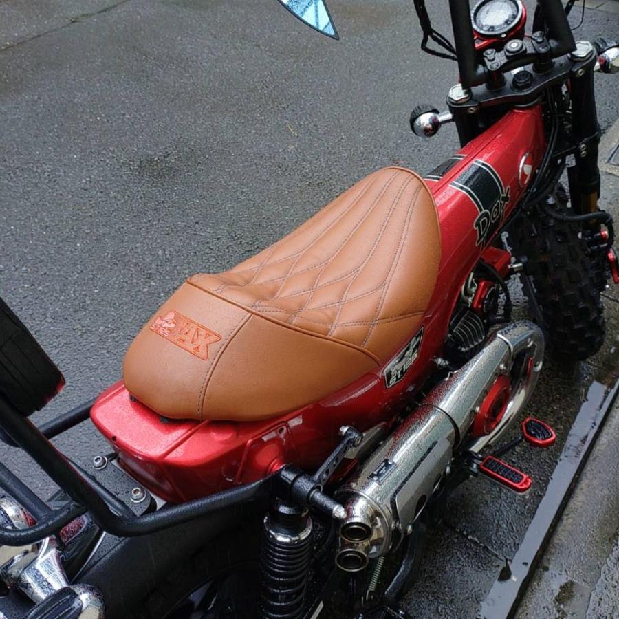 ホンダ ダックス ST125 交換用シート[Model B] ライトブラウン
