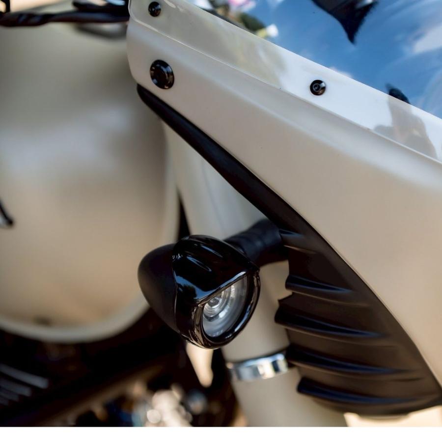 HONDA GB350C ウインカーカバーガード 左右セット ブラック ウインカー