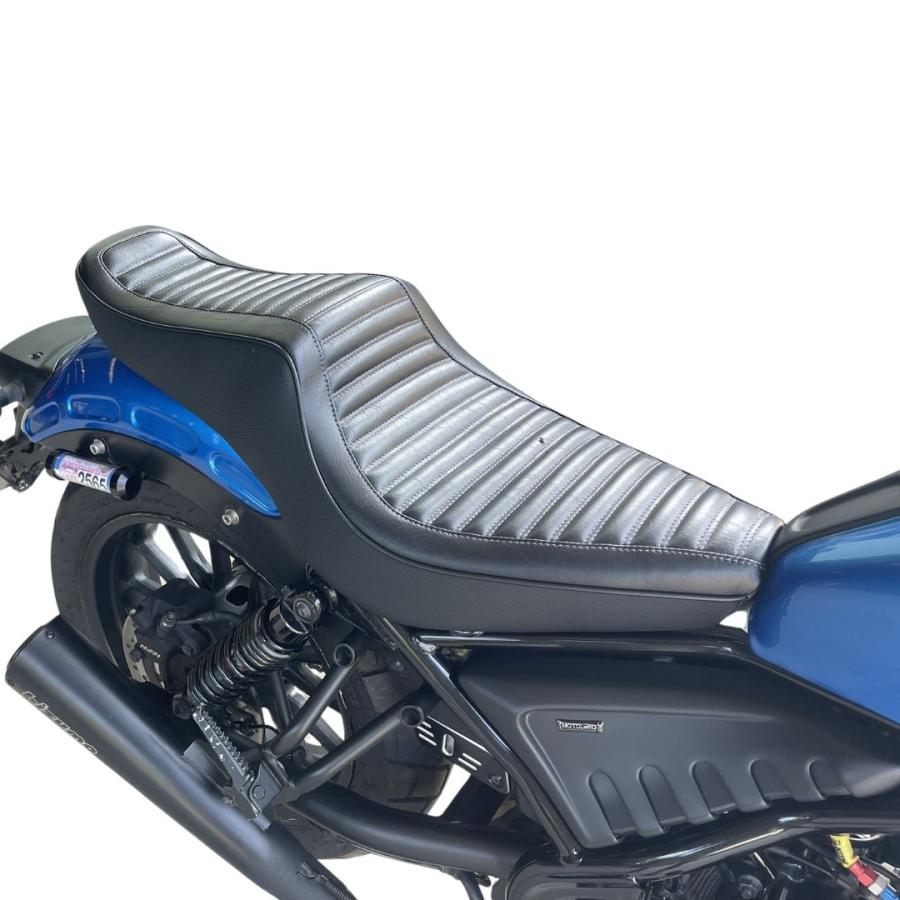 ホンダ レブル250/500交換用ダブルシート モトロード / MotoLordd Replacement Seat Double V7 For Honda Rebel CMX 300 500 MC49 PC60｜smartsmokers｜05