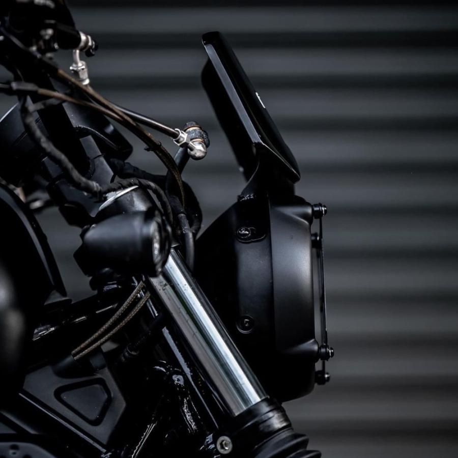 ホンダ レブル250/500用メーターバイザー / MotoLordd Meter Visor