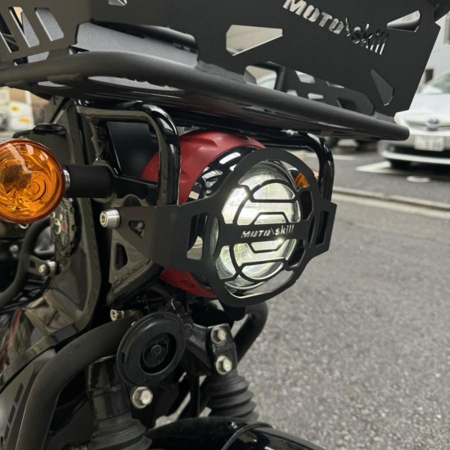 クロスカブ モートースキール CC110用ヘッドライトガード V2