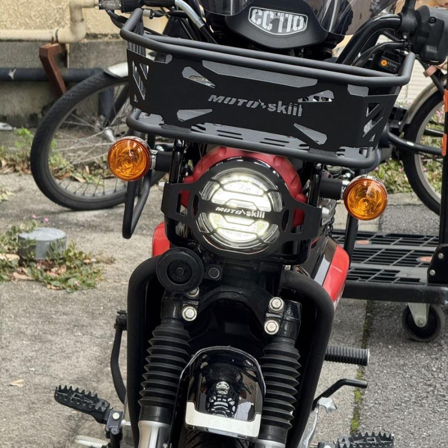 クロスカブ モートースキール CC110用ヘッドライトガード V2