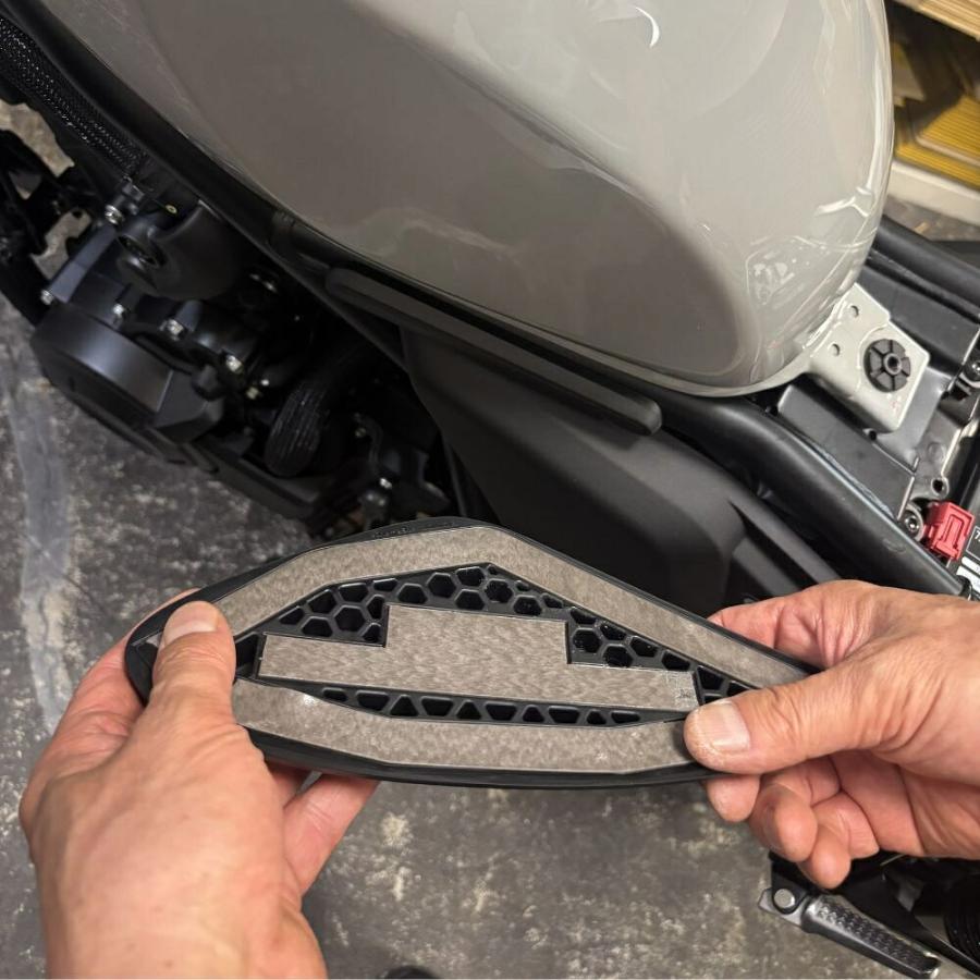 MAXNUS ホンダCL250/500 マットブラック タンクカバーTANK COVER FOR