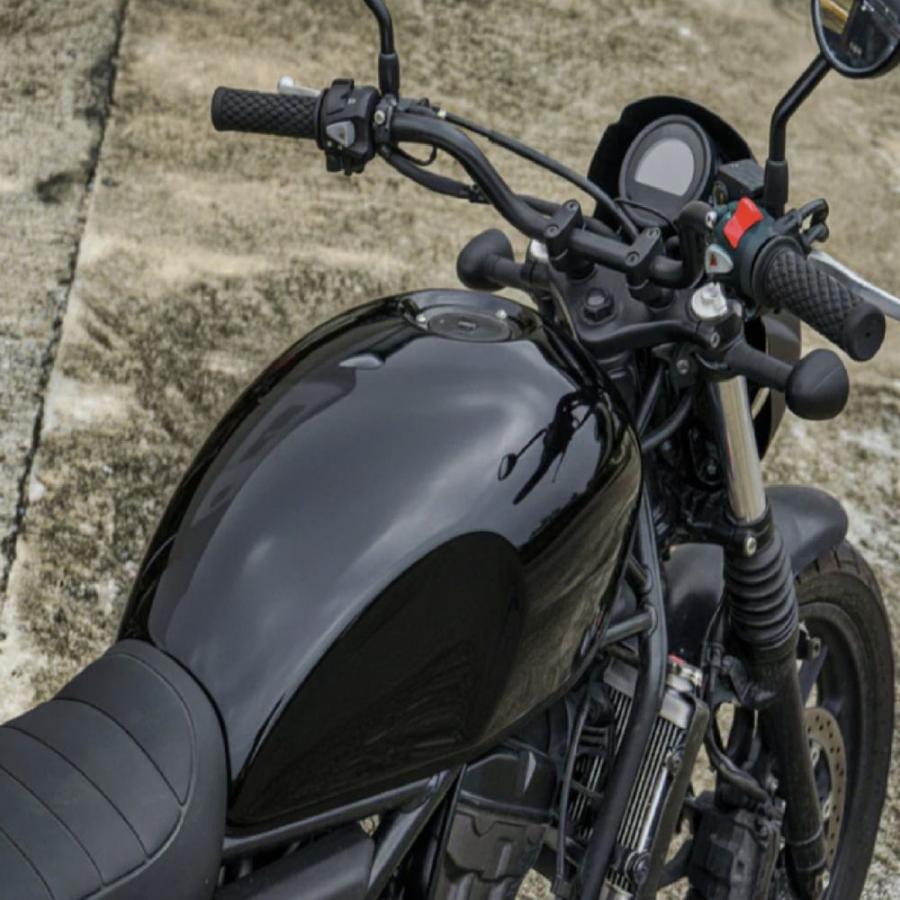 MAXNUS ホンダ CL250 / CL500 用 タンクカバー グロスブラック V7