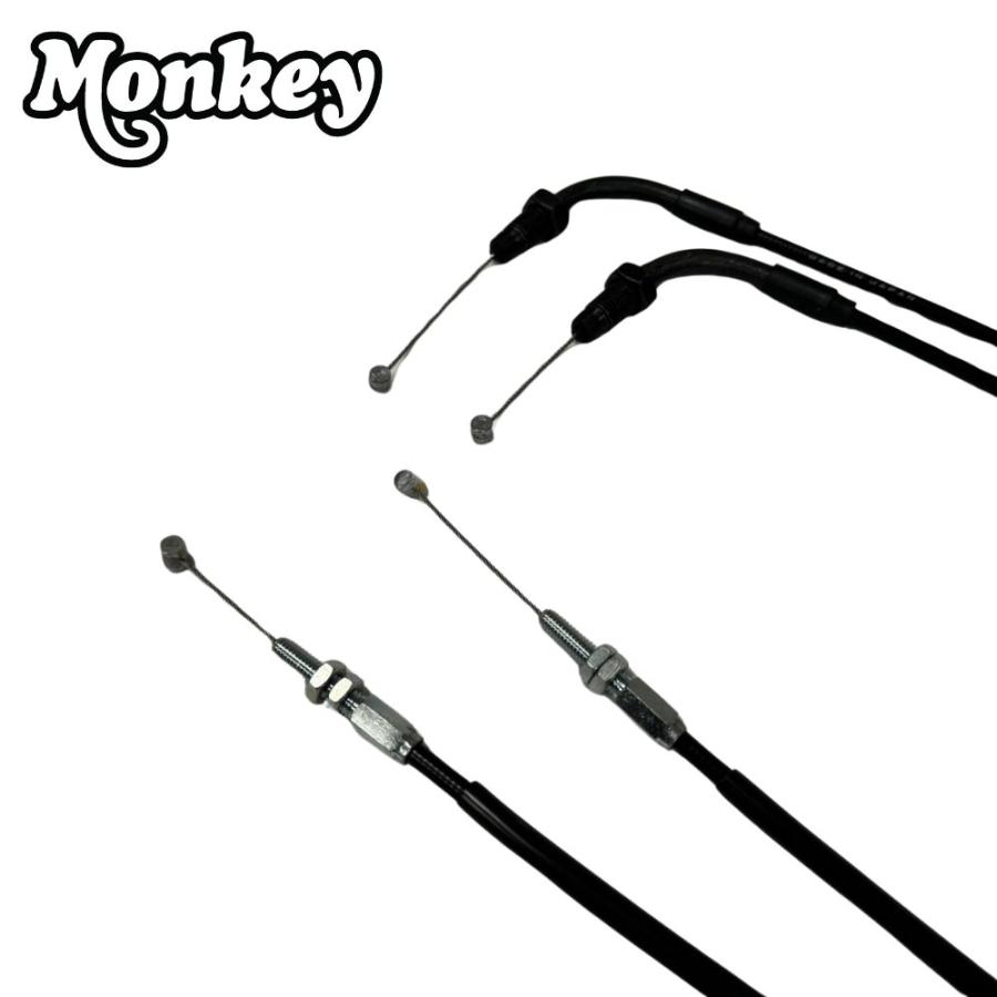 モンキー HONDA 5速Monkey125用デュアルスロットルケーブル 10cm/20cm