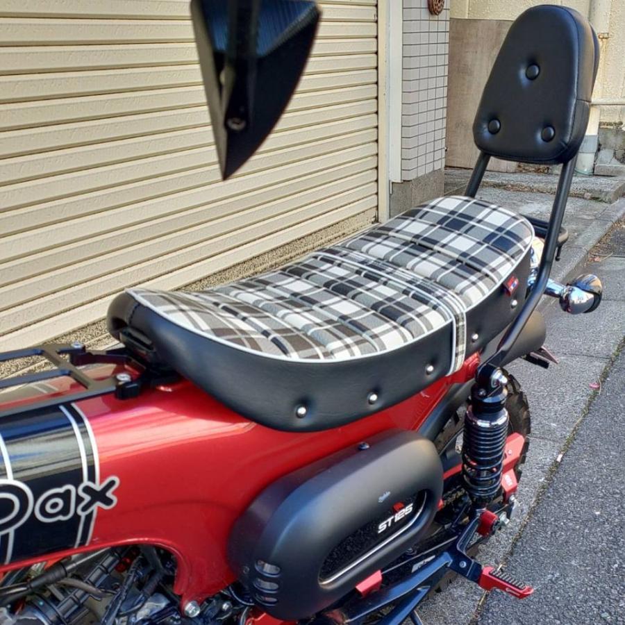 ホンダ（HONDA） ダックス125用交換シート タックロール グレー