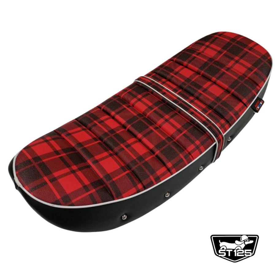 ホンダ（HONDA） ダックス125用交換シート タックロール レッド