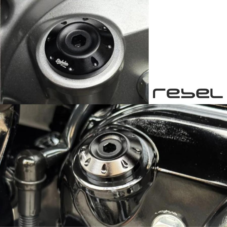 レブル Diabolus オイルフィラーキャップ RB0212 Rebel250/300/500（E