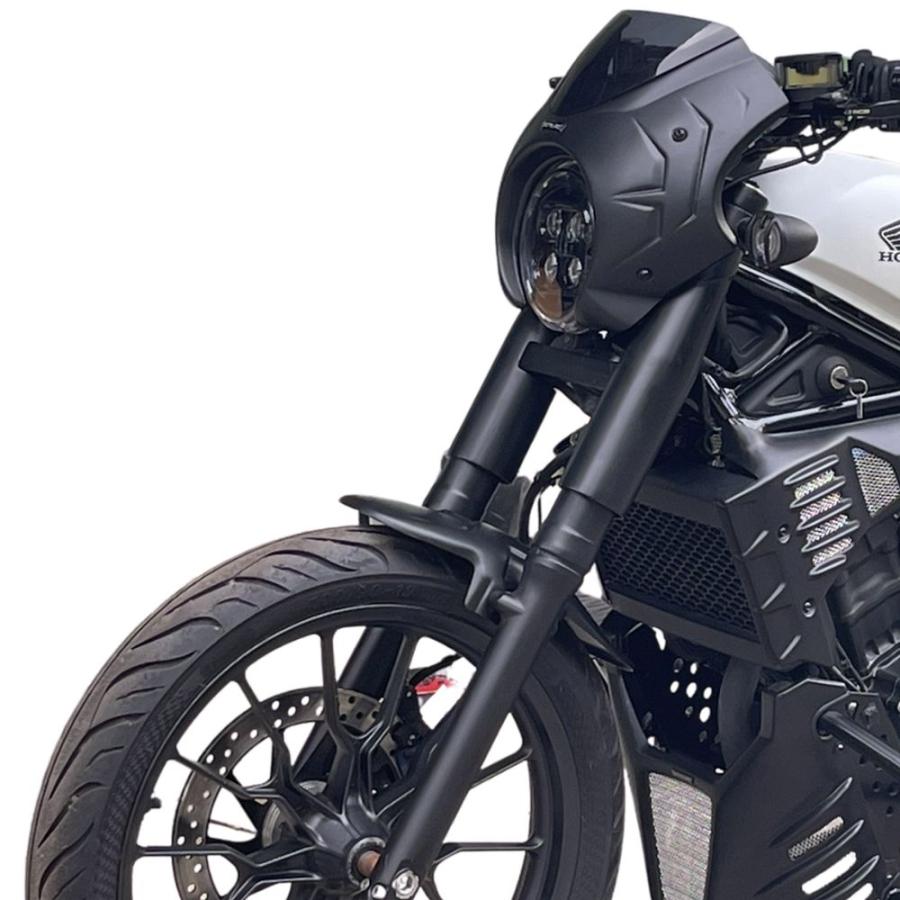 ホンダ レブル250/500 ヘッドライトカウル /マットブラック