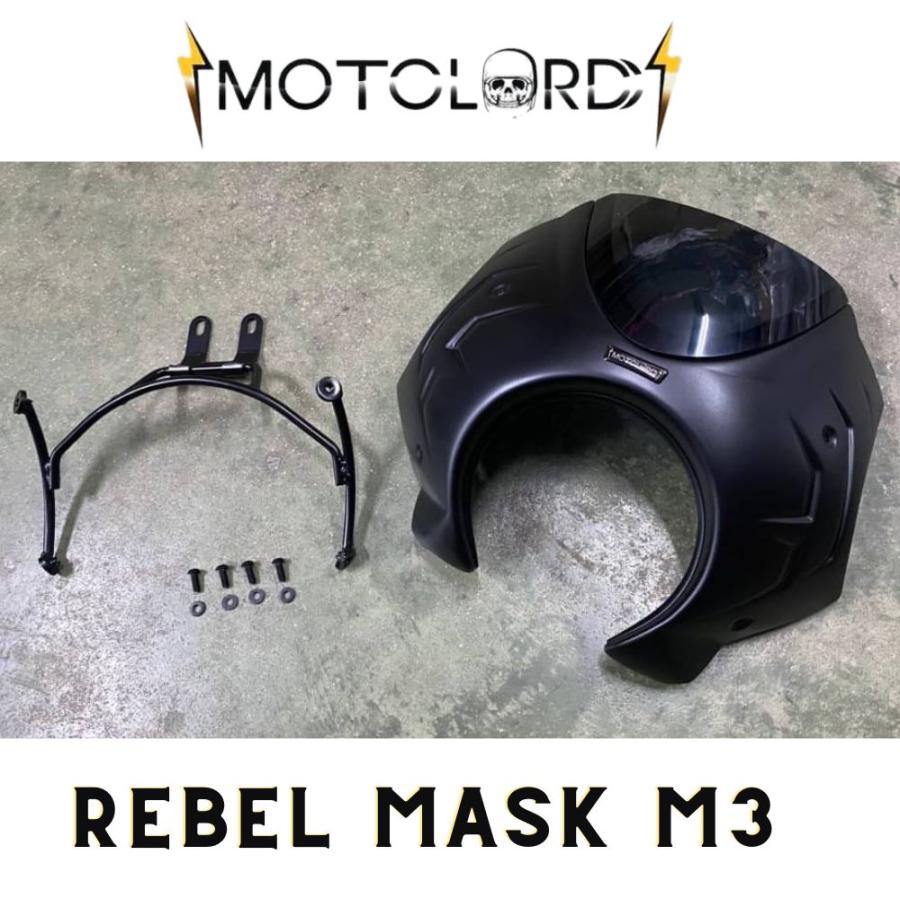 レブル ホンダ レブル250/500 ヘッドライトカウル /マットブラック