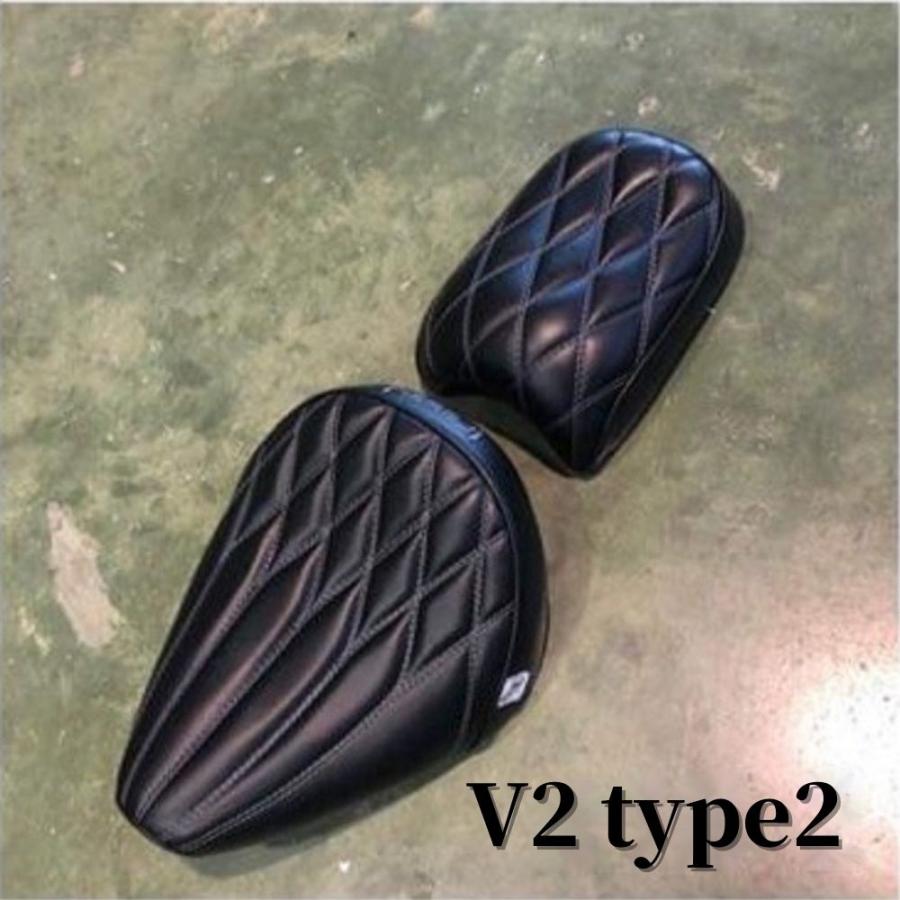 ホンダ レブル250/500交換用 ペアシート/モトロード Honda Rebel CMX 300 500 Front and Back Seat MotoLordd_5