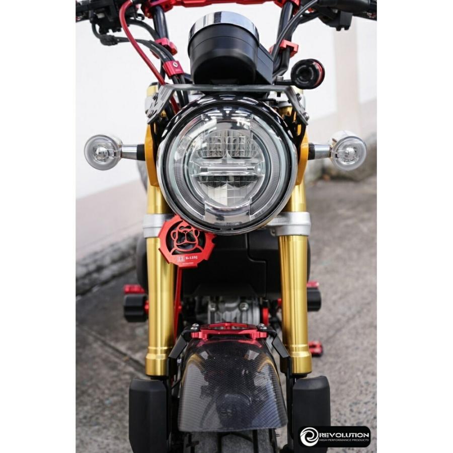 レボリューション ホンダモンキー125 ホーンカバーガード Honda Monkey125 Revolution Horn Cover Guard クラクションカバー 【タイムセール！】