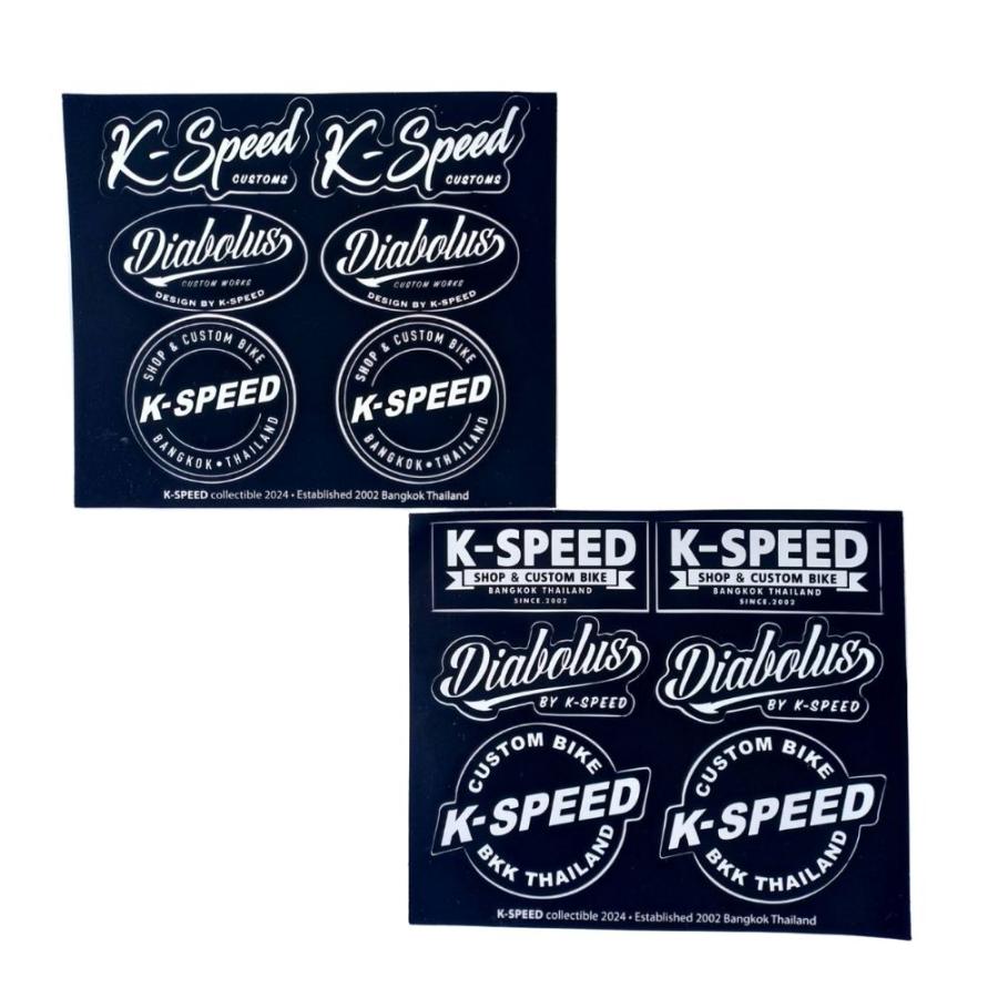 Diabolus by K-SPEED ロゴステッカー2枚セット Logo Collection 2024