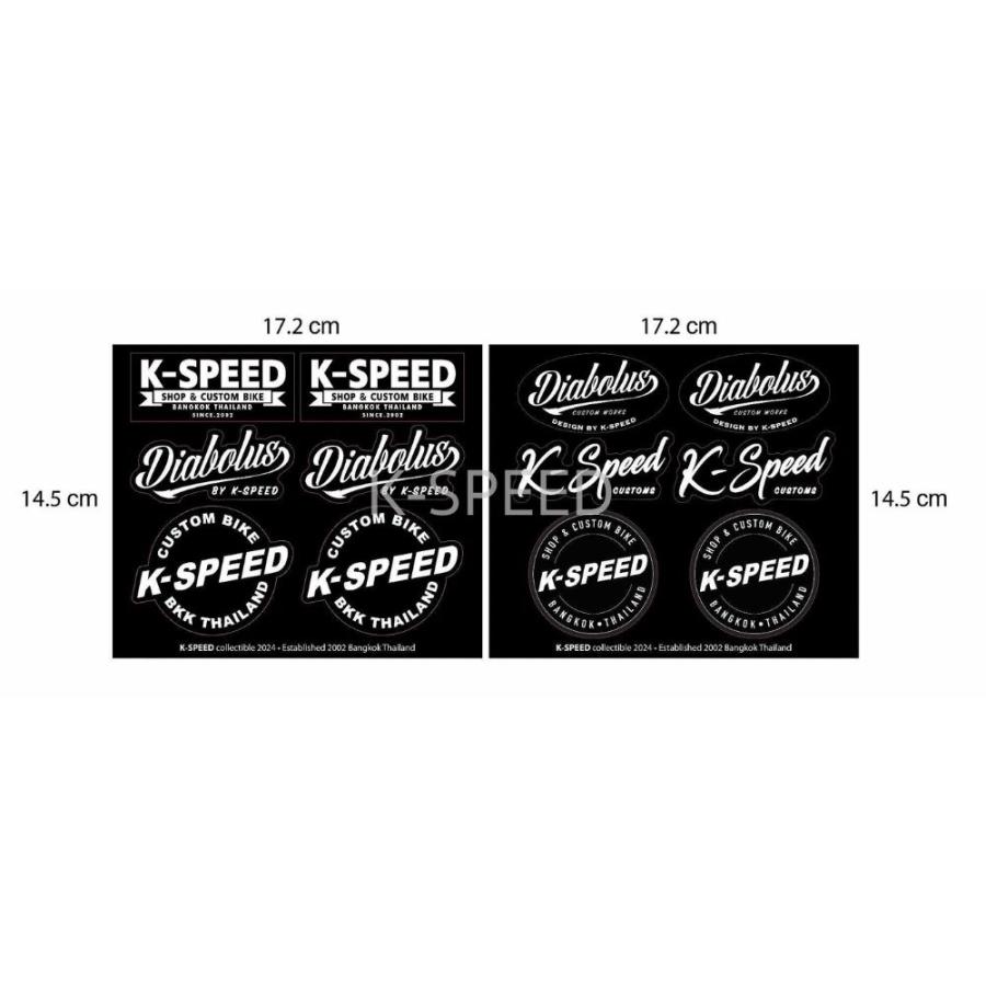 Diabolus by K-SPEED ロゴステッカー2枚セット Logo Collection 2024