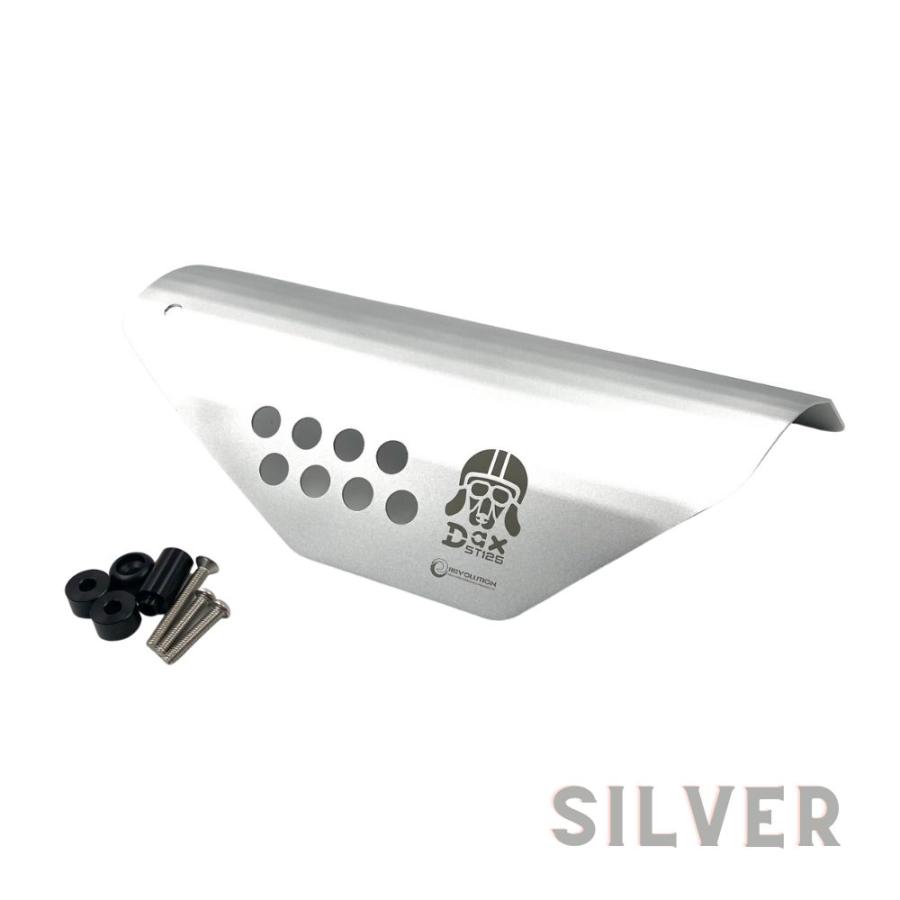 REVOLUTION マフラーガード ホンダ ダックス　DAX125用 HONDA ST125 MUFFLER GUARD COVER  レボリューション マフラープロテクター4色 JB04｜smartsmokers｜06