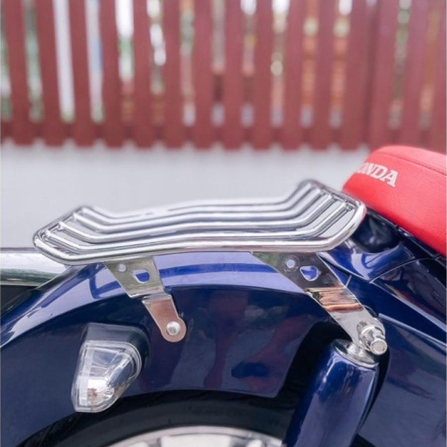 ホンダ スーパーカブ C125用 リアキャリア / UDOM Rear Luggage Carry Rack For HONDA C125 / リア ラゲッジ キャリーラック JA48 JA58_2