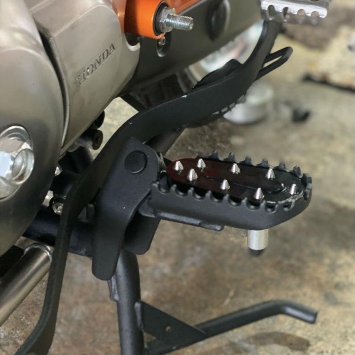 UDOM KARNCHANG/ウードンカーンチャン ホンダハンターカブCT125用フットペグ/CT125 FOOT PEG ステップ足置き金属製 JA55|smartsmokers|04