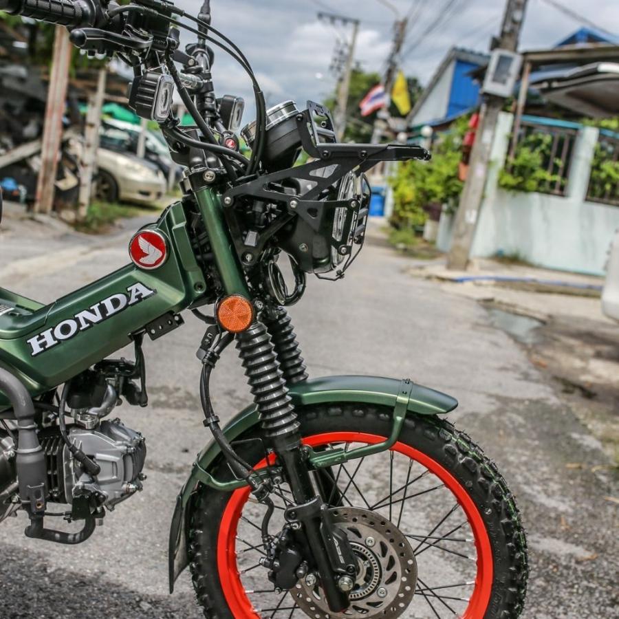 ホンダハンターカブCT125/Monkey125用ヘッドライトガード/UDOM KARNCHANG HEADLIGHT GUARD V2