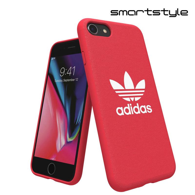 adidas アディダス iPhone SE ケース (第2世代 ) iPhone 6 / 6S / 7 / 8 スマホケース アイフォン カバー 耐衝撃 TPU キャンバス地 adicolor 赤 :29935F:smartstyle ヤフー店 - 通販 - Yahoo!ショッピング